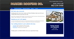 Desktop Screenshot of parkerroofingco.com